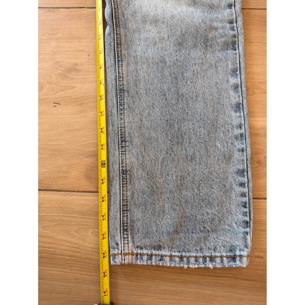 Princess Polly Crossover Waist Straight Leg Jeans Light‎ Wash Blue Womens US 2 - Picture 8 of 8